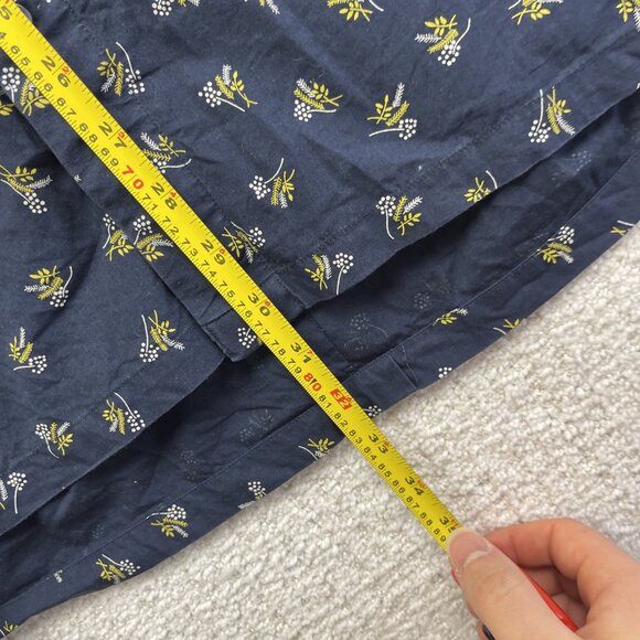 Ben Sherman The Casino Shirt Button Up Blue Floral AOP Long Sleeve Mens XL - Picture 9 of 15